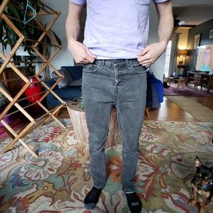 Very soft "Loom" black jeans